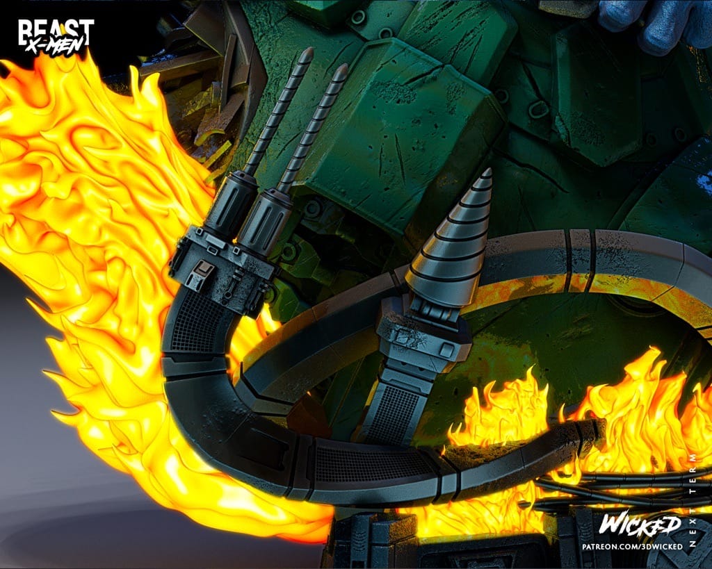 P站图纸印象馆 3DWicked 漫威 X战警 野兽 3DWicked 漫威 X战警 野兽