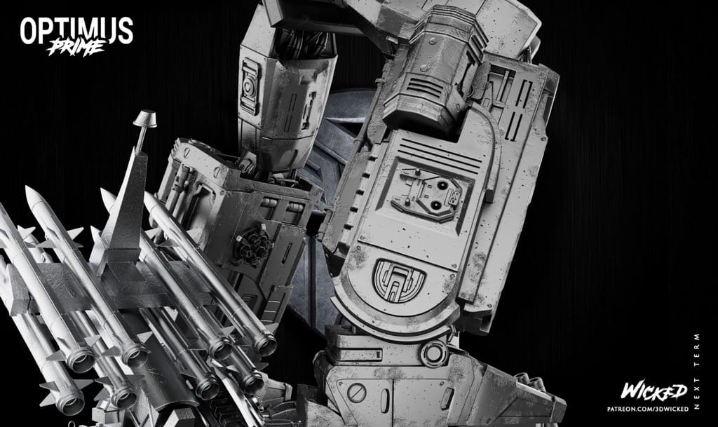 P站图纸印象馆 3DWicked 漫威 变形金钢 3DWicked 漫威 变形金钢