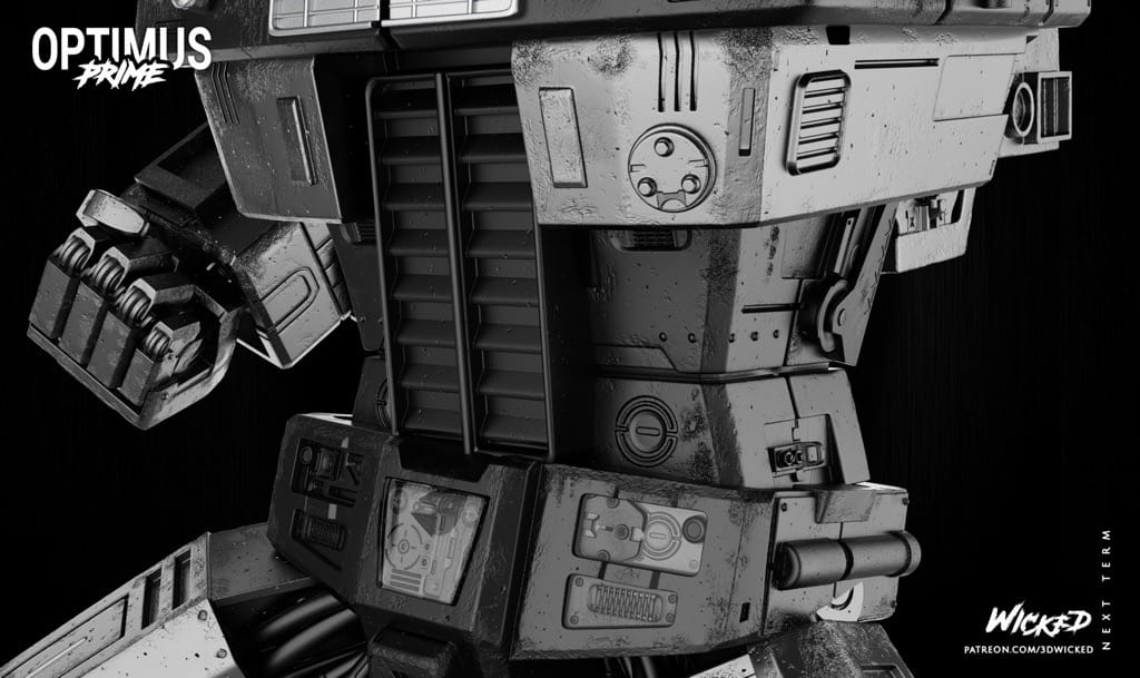 P站图纸印象馆 3DWicked 漫威 变形金钢 3DWicked 漫威 变形金钢