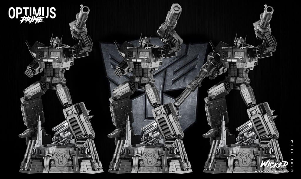 P站图纸印象馆 3DWicked 漫威 变形金钢 3DWicked 漫威 变形金钢