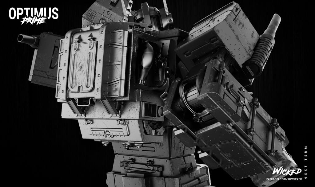 P站图纸印象馆 3DWicked 漫威 变形金钢 3DWicked 漫威 变形金钢