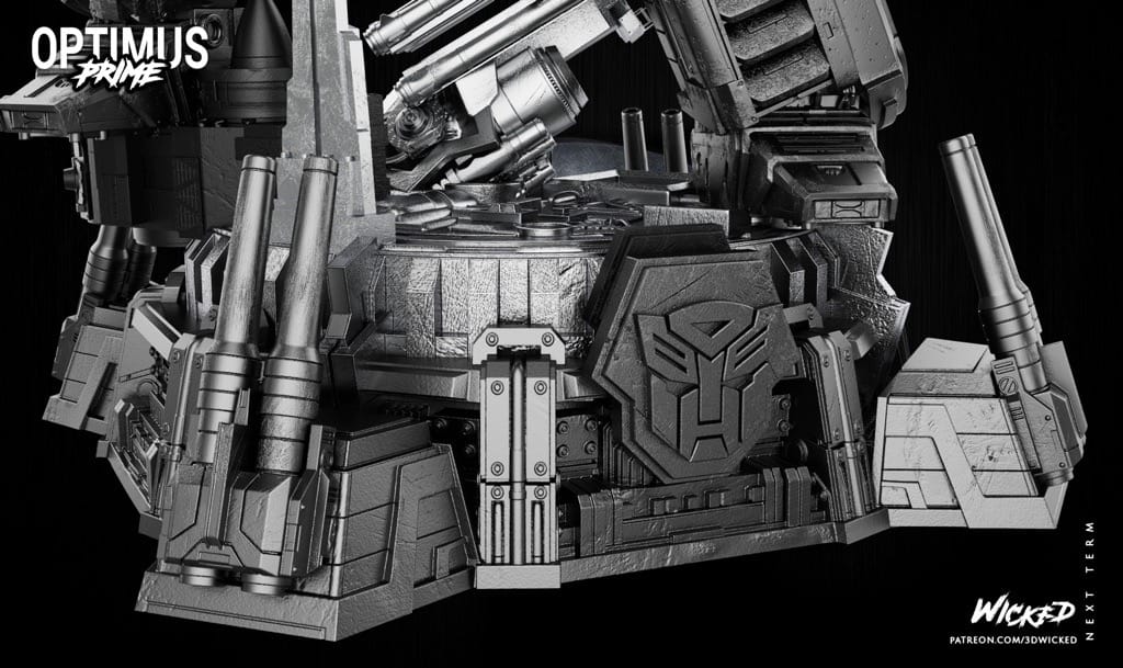 P站图纸印象馆 3DWicked 漫威 变形金钢 3DWicked 漫威 变形金钢