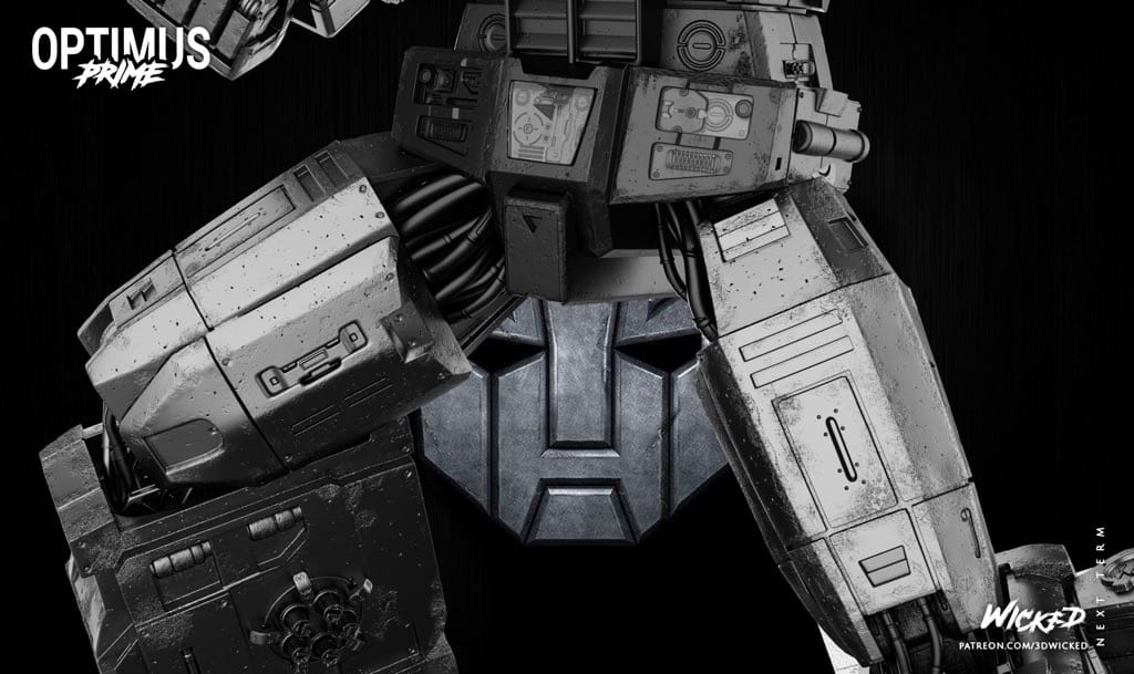 P站图纸印象馆 3DWicked 漫威 变形金钢 3DWicked 漫威 变形金钢