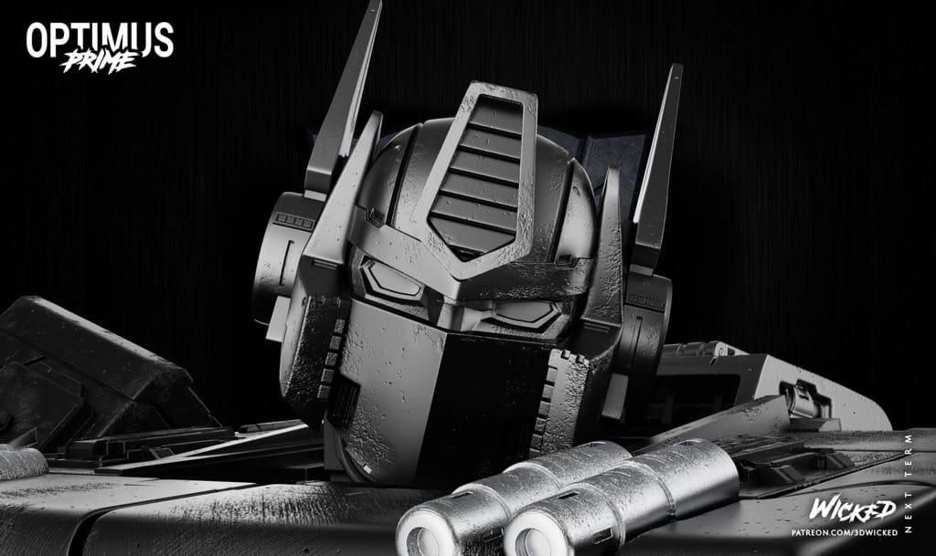P站图纸印象馆 3DWicked 漫威 变形金钢 3DWicked 漫威 变形金钢