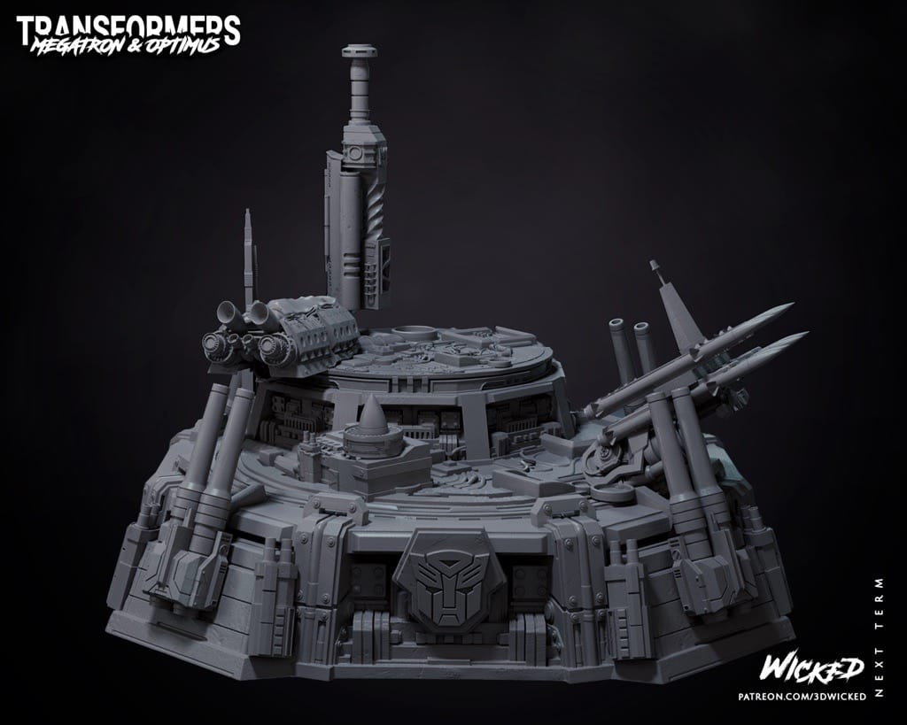 P站图纸印象馆 3DWicked 漫威 变形金钢 3DWicked 漫威 变形金钢