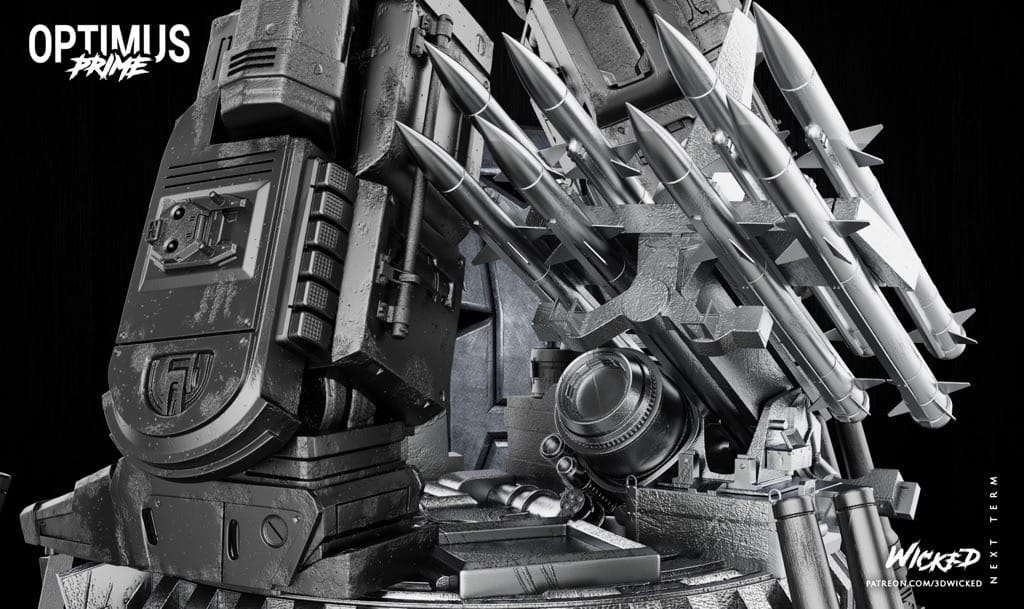 P站图纸印象馆 3DWicked 漫威 变形金钢 3DWicked 漫威 变形金钢