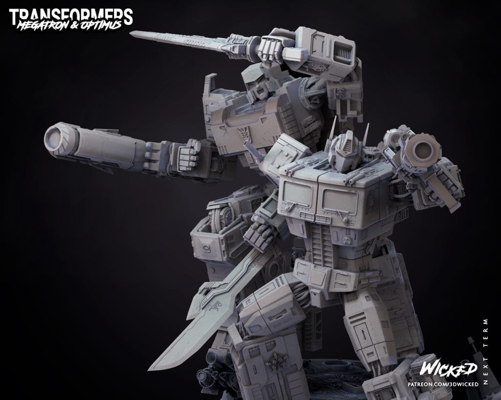 P站图纸印象馆 3DWicked 漫威 变形金钢 3DWicked 漫威 变形金钢