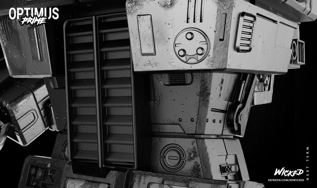 P站图纸印象馆 3DWicked 漫威 变形金钢 3DWicked 漫威 变形金钢