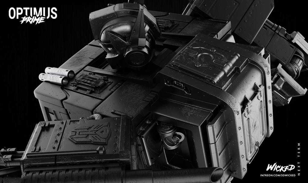 P站图纸印象馆 3DWicked 漫威 变形金钢 3DWicked 漫威 变形金钢