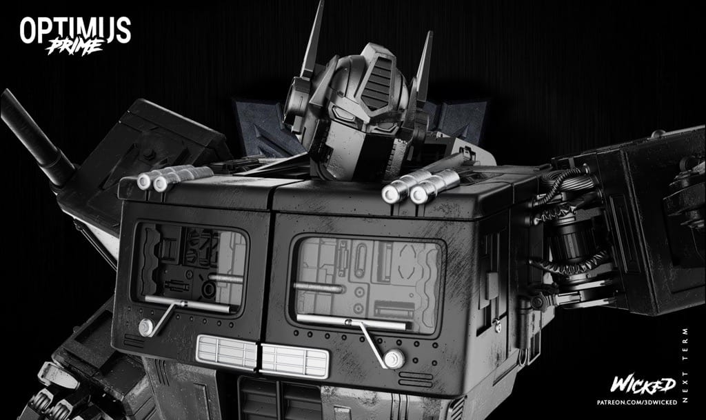 P站图纸印象馆 3DWicked 漫威 变形金钢 3DWicked 漫威 变形金钢