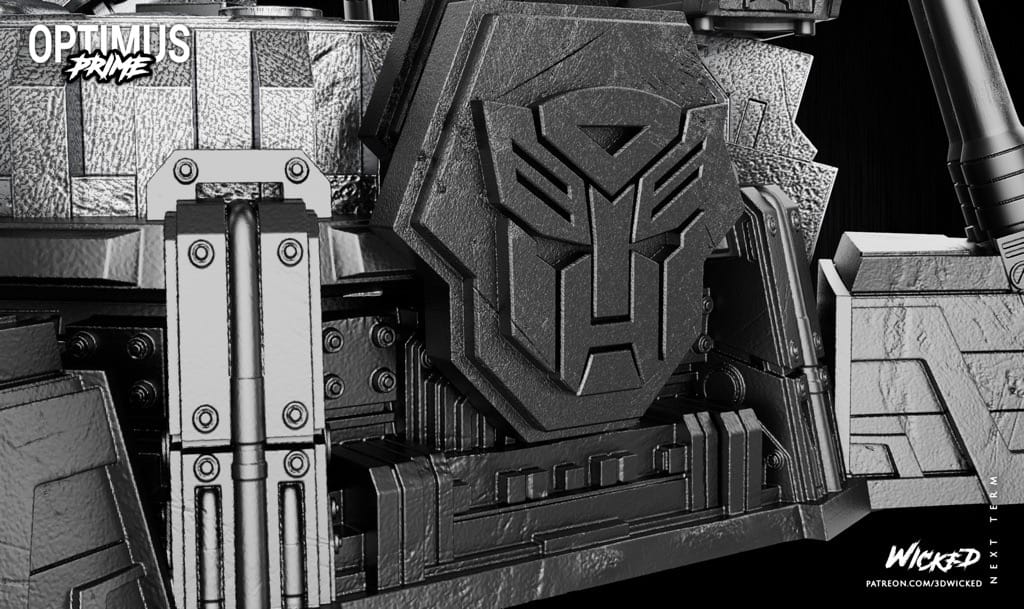 P站图纸印象馆 3DWicked 漫威 变形金钢 3DWicked 漫威 变形金钢