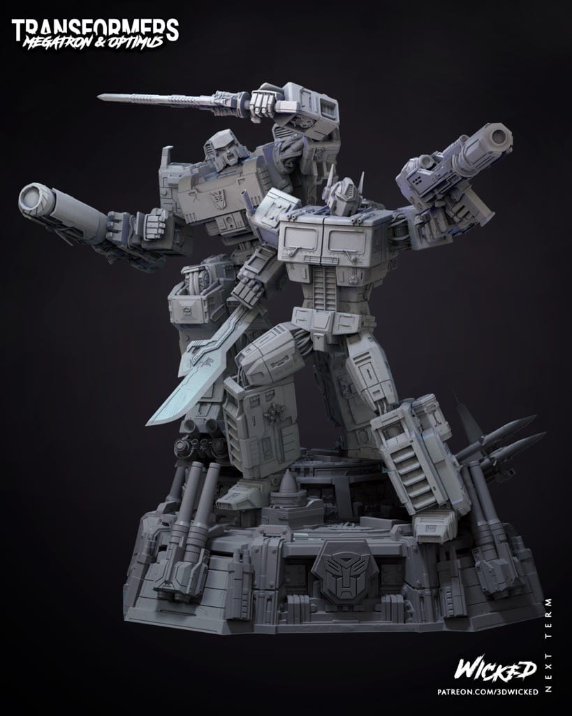 P站图纸印象馆 3DWicked 漫威 变形金钢 3DWicked 漫威 变形金钢