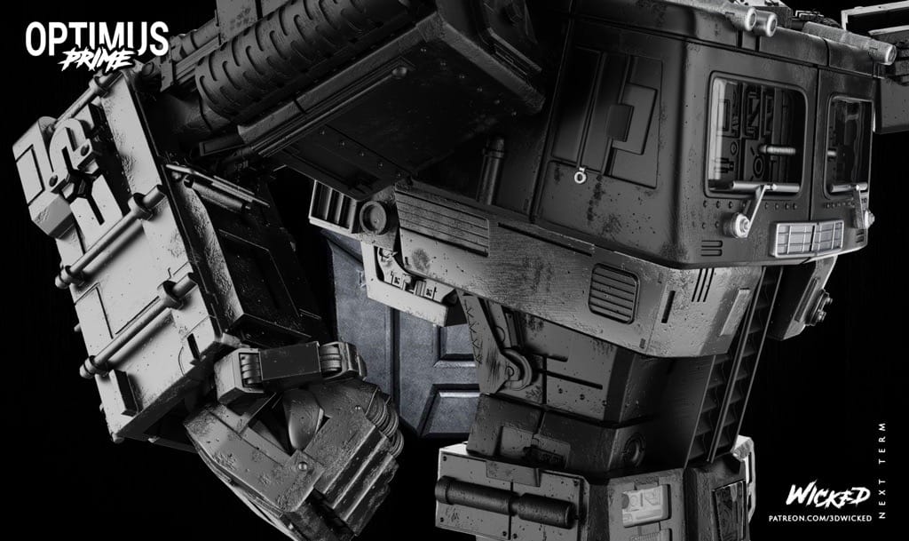 P站图纸印象馆 3DWicked 漫威 变形金钢 3DWicked 漫威 变形金钢
