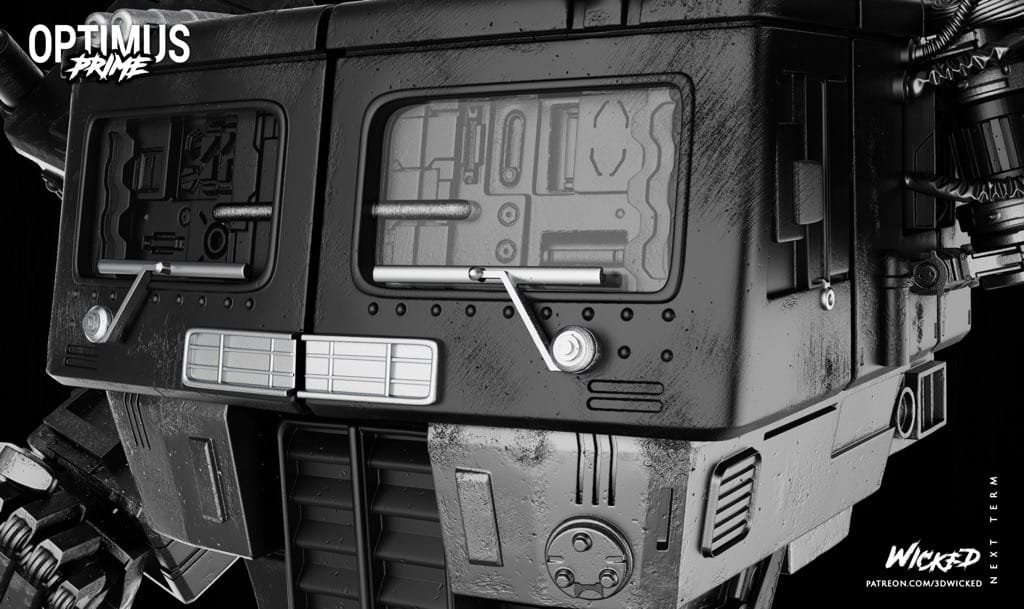 P站图纸印象馆 3DWicked 漫威 变形金钢 3DWicked 漫威 变形金钢