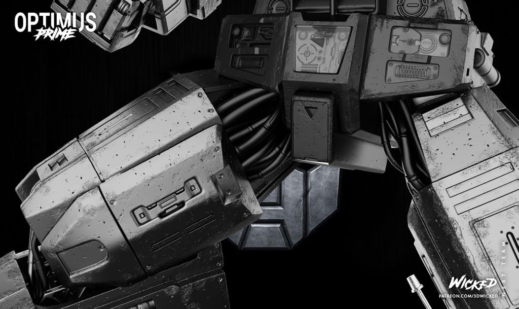 P站图纸印象馆 3DWicked 漫威 变形金钢 3DWicked 漫威 变形金钢