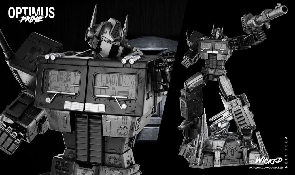 P站图纸印象馆 3DWicked 漫威 变形金钢 3DWicked 漫威 变形金钢