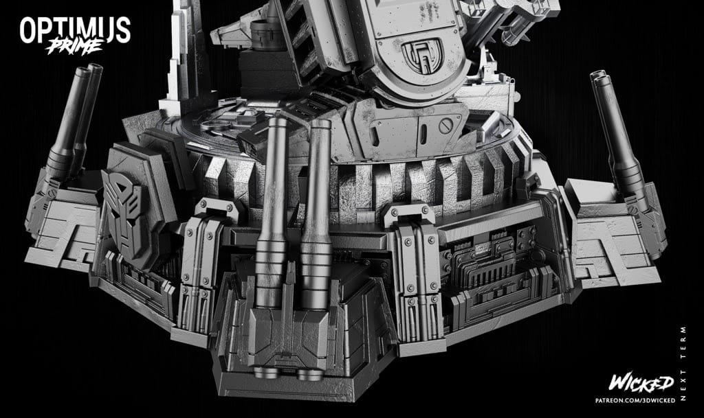 P站图纸印象馆 3DWicked 漫威 变形金钢 3DWicked 漫威 变形金钢