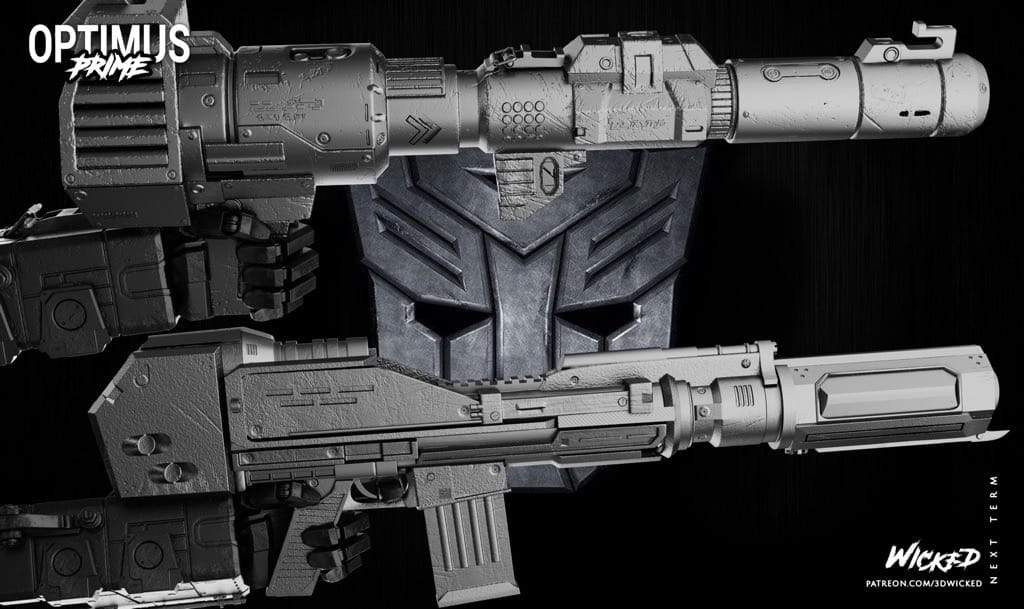 P站图纸印象馆 3DWicked 漫威 变形金钢 3DWicked 漫威 变形金钢