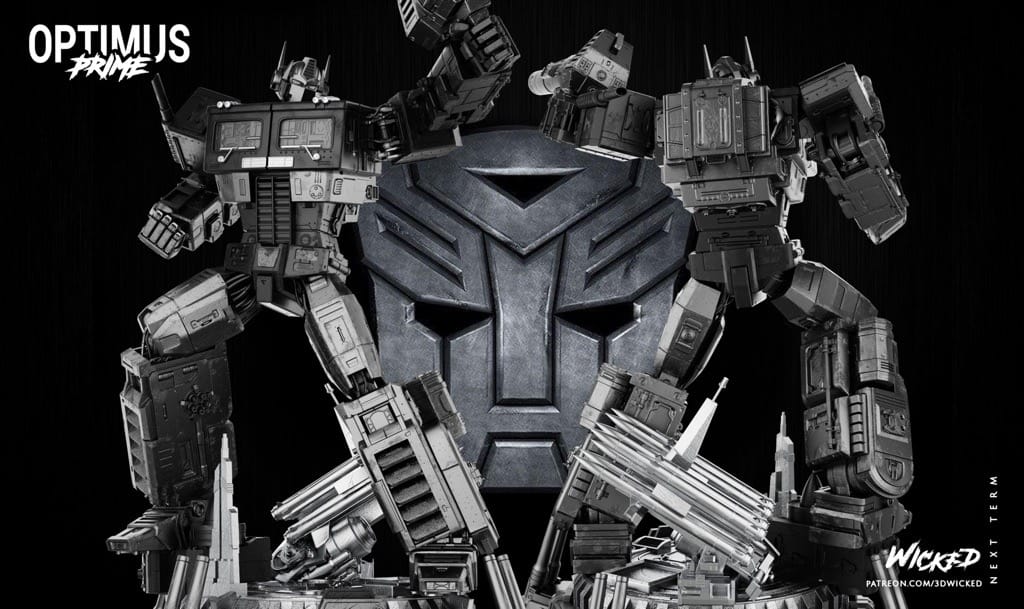 P站图纸印象馆 3DWicked 漫威 变形金钢 3DWicked 漫威 变形金钢