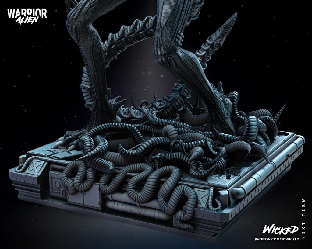 P站图纸印象馆 3DWicked 异形战士 3DWicked 异形战士