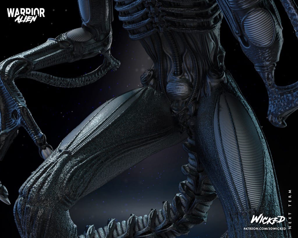 P站图纸印象馆 3DWicked 异形战士 3DWicked 异形战士