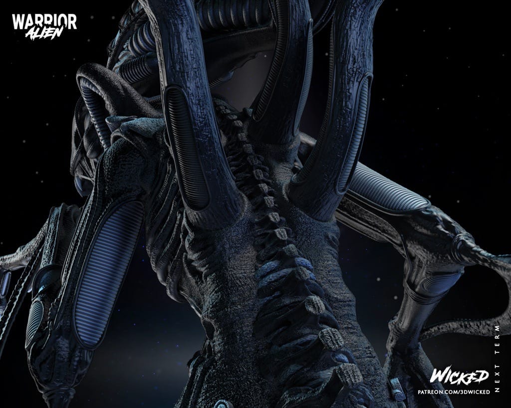 P站图纸印象馆 3DWicked 异形战士 3DWicked 异形战士