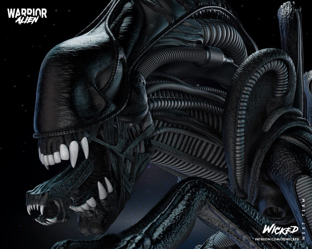 P站图纸印象馆 3DWicked 异形战士 3DWicked 异形战士