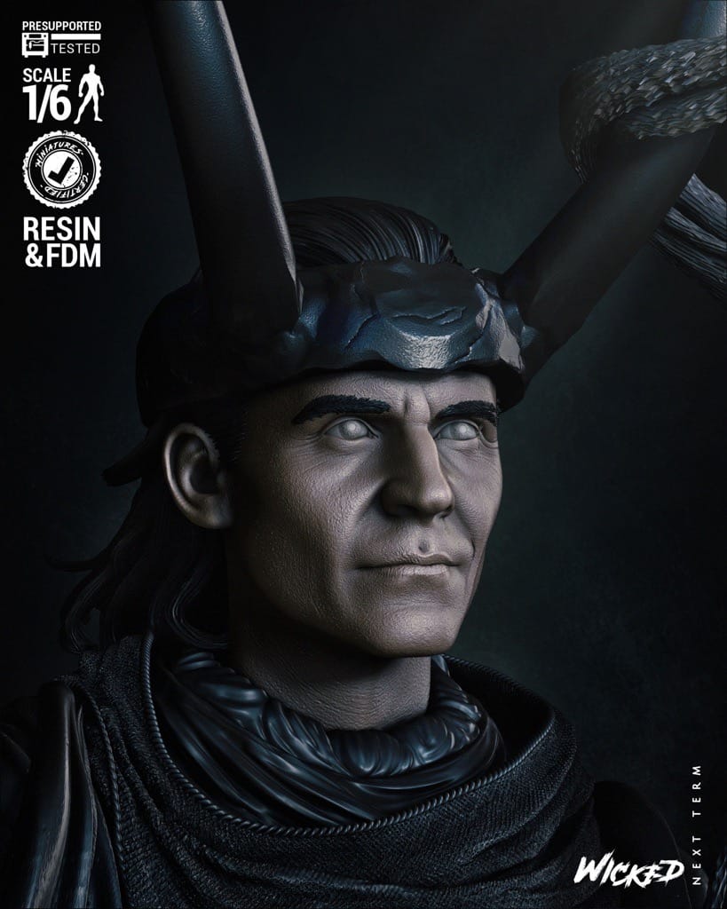 P站图纸印象馆 3DWicked 漫威 王座上的洛基 3DWicked 漫威 王座上的洛基