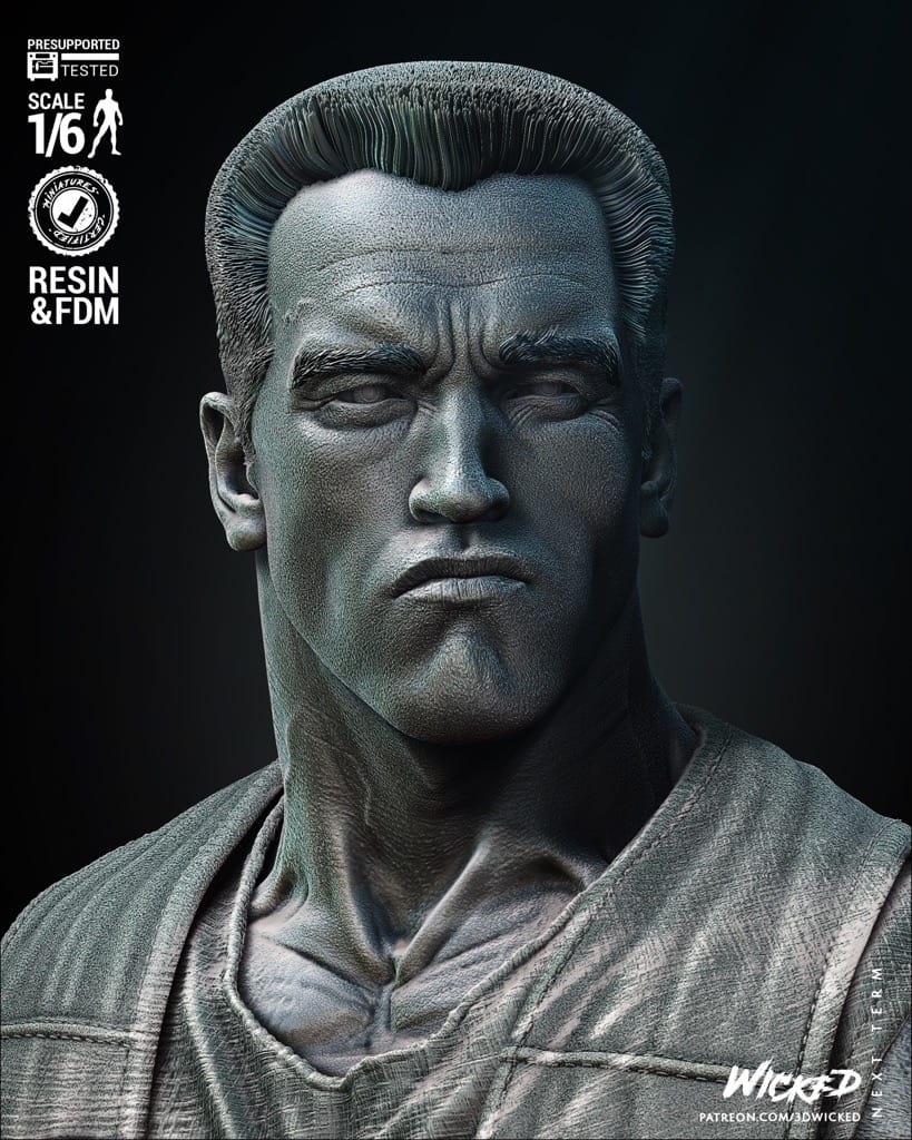 P站图纸印象馆 3DWicked 异形 铁血战士和Dutch 3DWicked 异形 铁血战士和Dutch