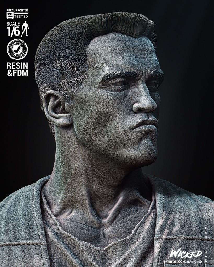 P站图纸印象馆 3DWicked 异形 铁血战士和Dutch 3DWicked 异形 铁血战士和Dutch