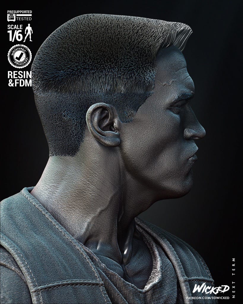 P站图纸印象馆 3DWicked 异形 铁血战士和Dutch 3DWicked 异形 铁血战士和Dutch