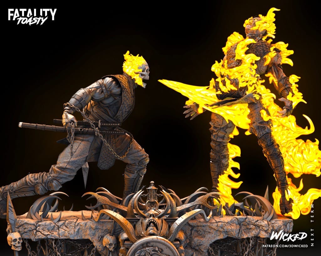 P站图纸印象馆 3DWicked 漫威 MK Dioramas 3DWicked 漫威 MK Dioramas