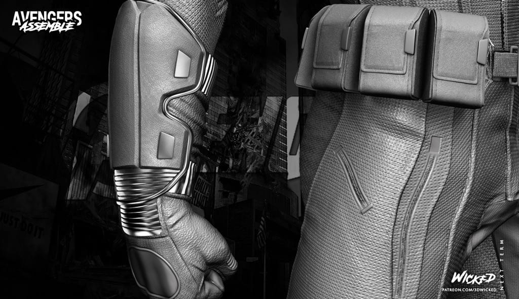 P站图纸印象馆 3DWicked 漫威 复联 美国队长 史蒂文·罗杰斯 3DWicked 漫威 复联 美国队长 史蒂文·罗杰斯