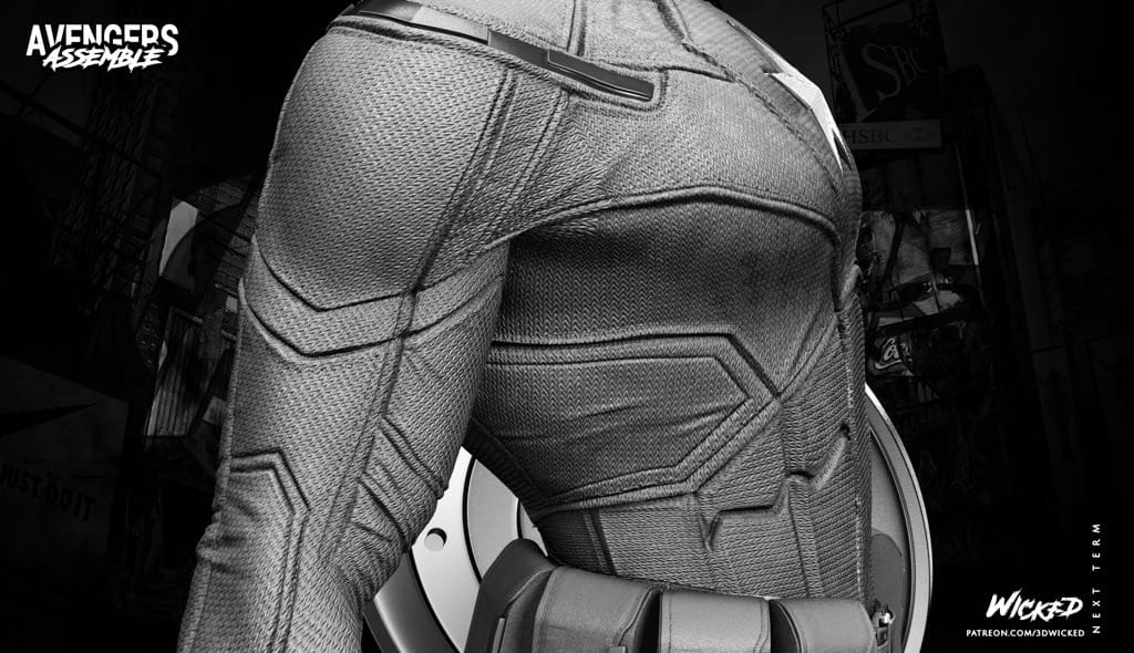 P站图纸印象馆 3DWicked 漫威 复联 美国队长 史蒂文·罗杰斯 3DWicked 漫威 复联 美国队长 史蒂文·罗杰斯