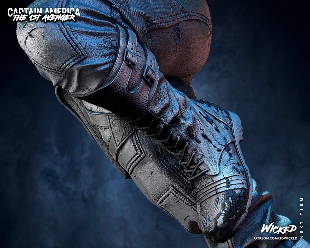 P站图纸印象馆 3DWicked 漫威 复联 美国队长 3DWicked 漫威 复联 美国队长