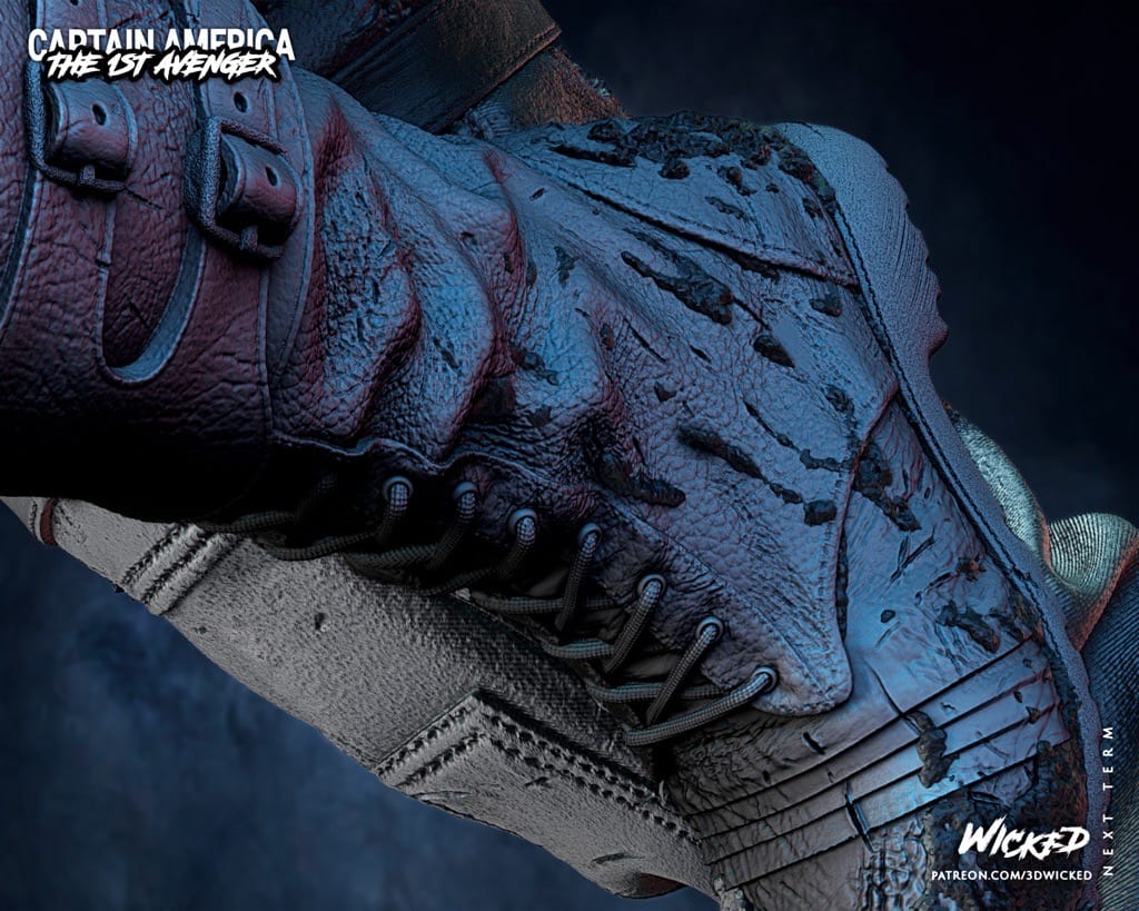 P站图纸印象馆 3DWicked 漫威 复联 美国队长 3DWicked 漫威 复联 美国队长