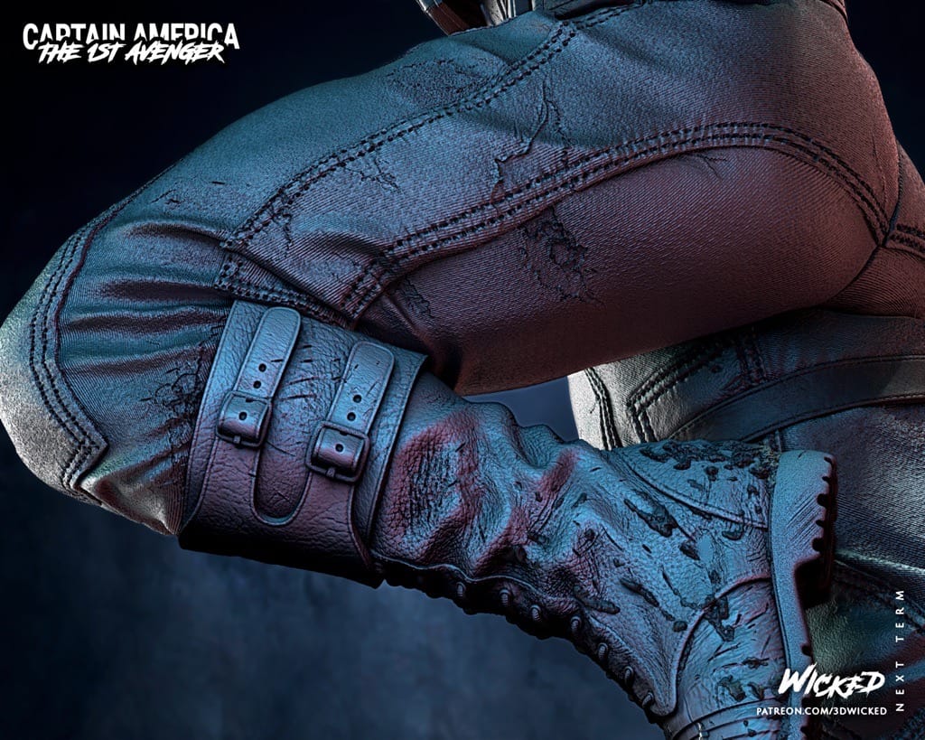 P站图纸印象馆 3DWicked 漫威 复联 美国队长 3DWicked 漫威 复联 美国队长