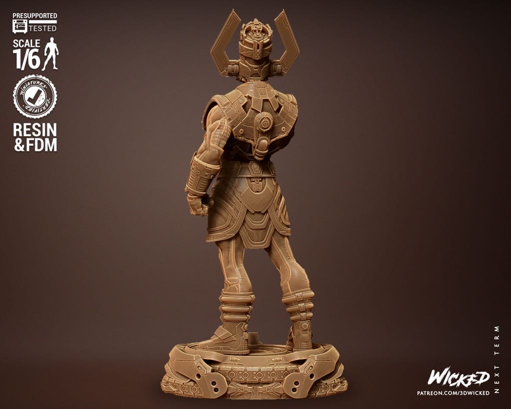 P站图纸印象馆 3DWicked 漫威 神奇四侠 行星吞噬者 3DWicked 漫威 神奇四侠 行星吞噬者