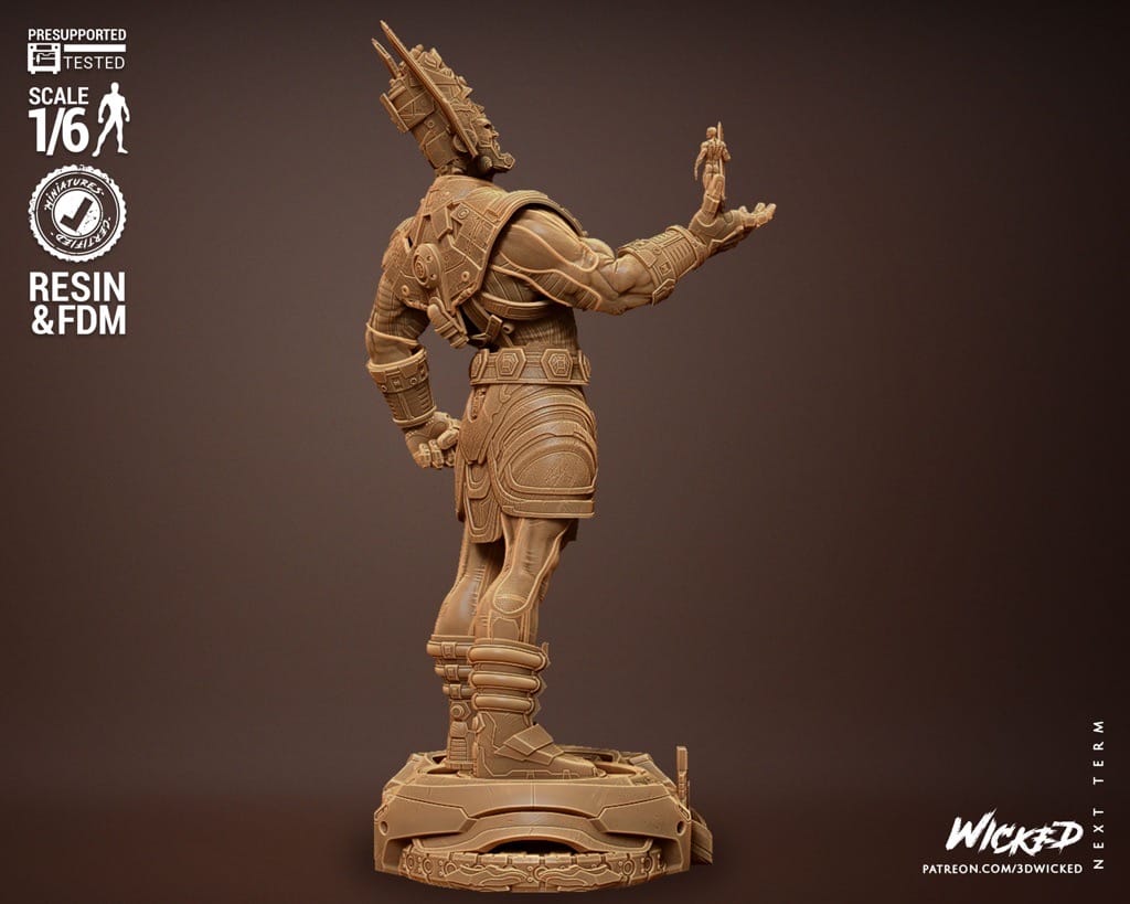 P站图纸印象馆 3DWicked 漫威 神奇四侠 行星吞噬者 3DWicked 漫威 神奇四侠 行星吞噬者