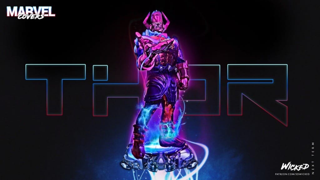 P站图纸印象馆 3DWicked 漫威 神奇四侠 行星吞噬者 3DWicked 漫威 神奇四侠 行星吞噬者