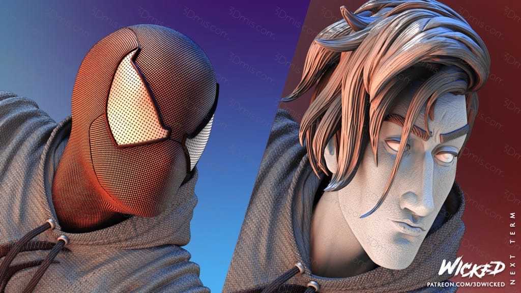 P站图纸印象馆 3DWicked 漫威 猩红蜘蛛 3DWicked 漫威 猩红蜘蛛