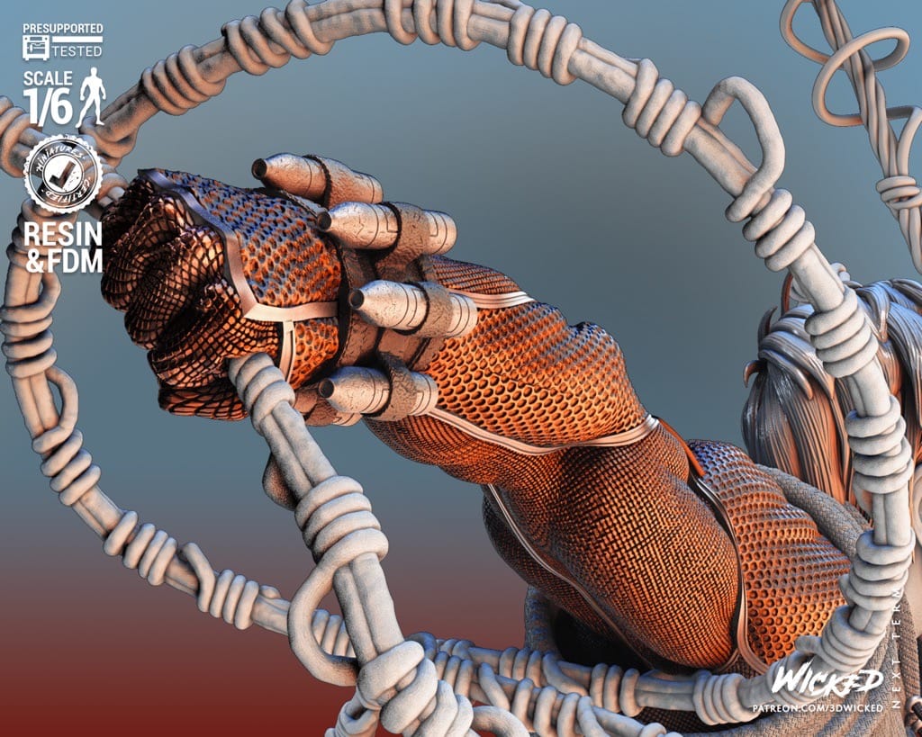 P站图纸印象馆 3DWicked 漫威 猩红蜘蛛 3DWicked 漫威 猩红蜘蛛