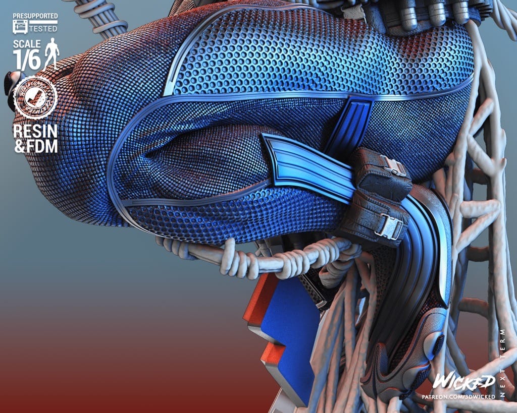 P站图纸印象馆 3DWicked 漫威 猩红蜘蛛 3DWicked 漫威 猩红蜘蛛