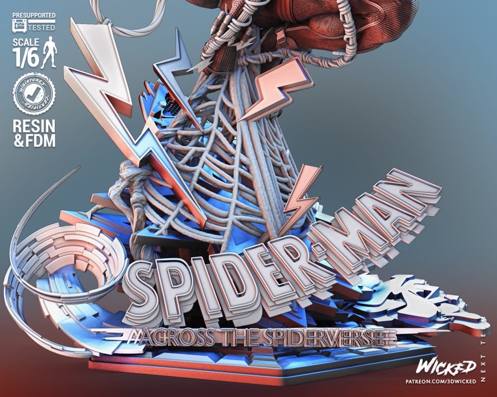 P站图纸印象馆 3DWicked 漫威 猩红蜘蛛 3DWicked 漫威 猩红蜘蛛