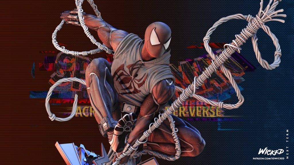 P站图纸印象馆 3DWicked 漫威 猩红蜘蛛 3DWicked 漫威 猩红蜘蛛