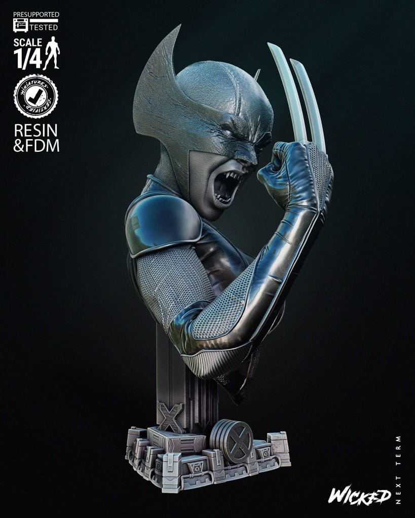 P站图纸印象馆 3DWicked 漫威 X战警 X23 3DWicked 漫威 X战警 X23