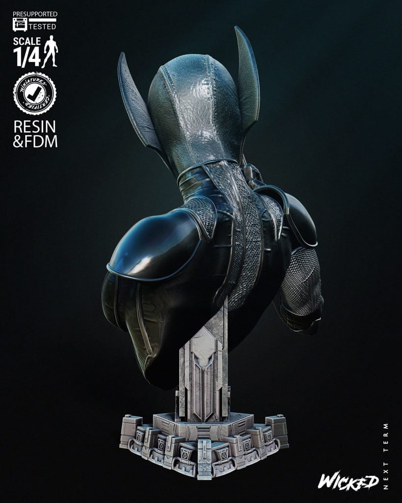 P站图纸印象馆 3DWicked 漫威 X战警 X23 3DWicked 漫威 X战警 X23