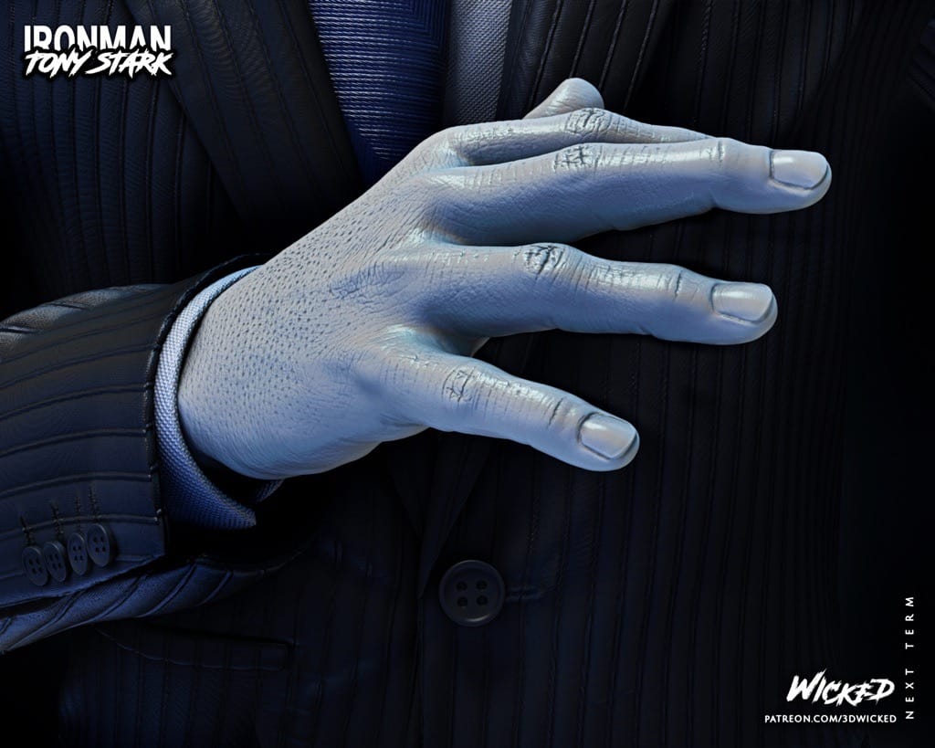 P站图纸印象馆 3DWicked 漫威 钢铁侠 托尼·斯塔克 3DWicked 漫威 钢铁侠 托尼·斯塔克