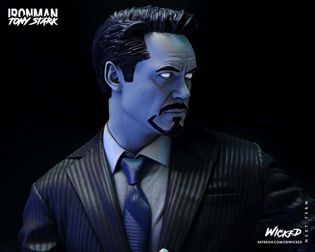 P站图纸印象馆 3DWicked 漫威 钢铁侠 托尼·斯塔克 3DWicked 漫威 钢铁侠 托尼·斯塔克