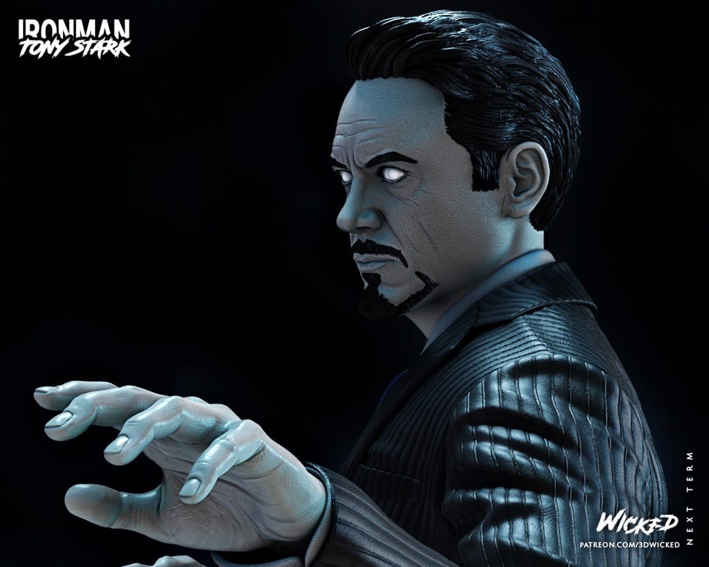 P站图纸印象馆 3DWicked 漫威 钢铁侠 托尼·斯塔克 3DWicked 漫威 钢铁侠 托尼·斯塔克